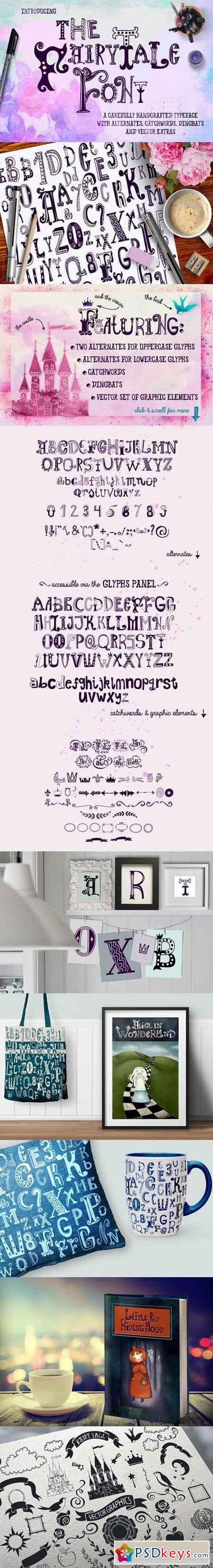 Fairy Tale Font with Extras 647146