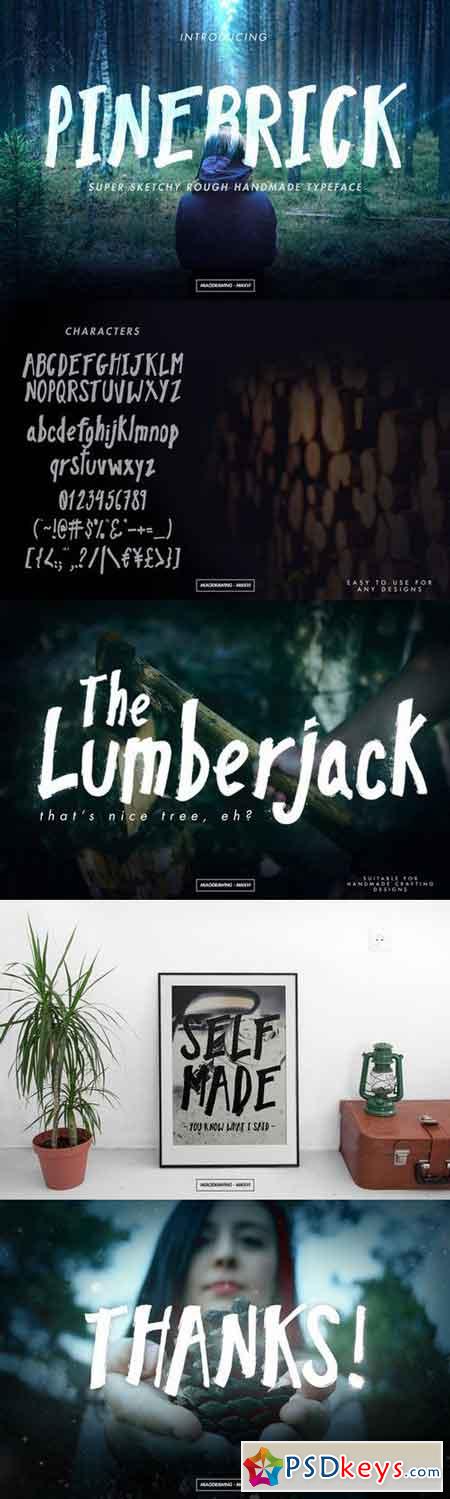 Pinebrick Typeface 644730