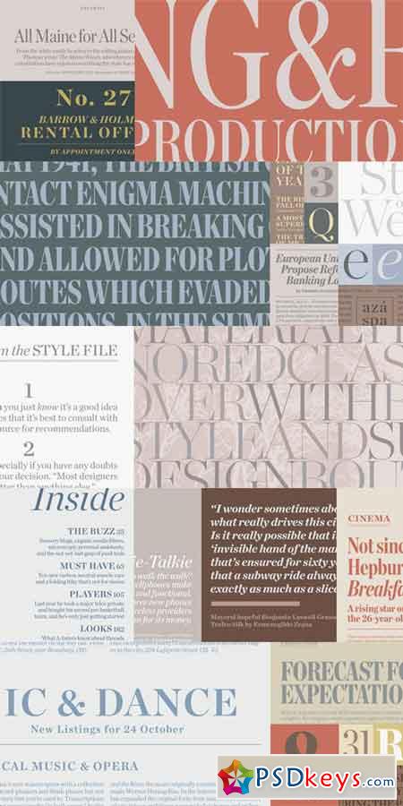 Chronicle Display Complete Font Family $800