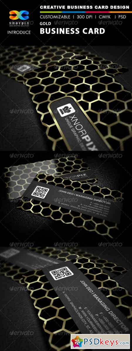 Gold Business Card 2780811