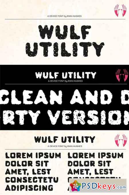 Wulf Utility Font Family $70