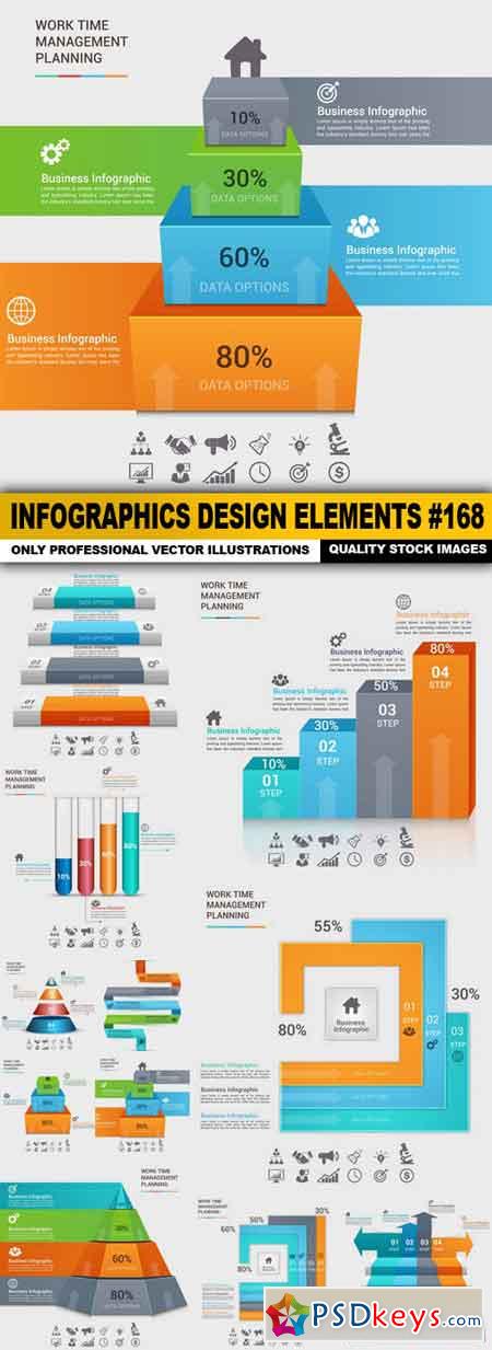 Infographics Design Elements #168 - 11 Vector