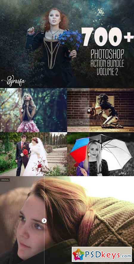 700+ Photoshop Action Bundle Vol. 2 653222