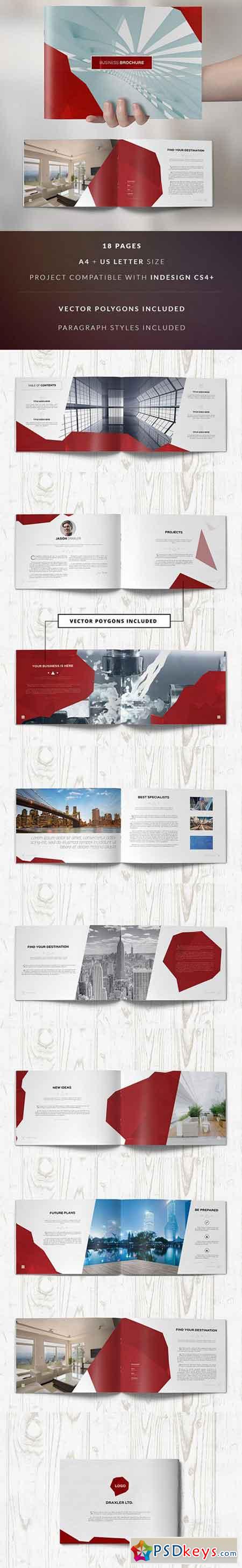 Clean Elegant Business Brochure 351781