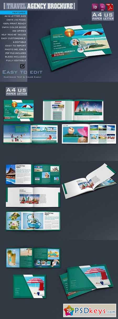 Travel Agency Catalog Brochure 654960