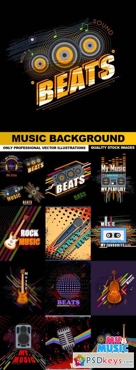 Music Background - 15 Vector