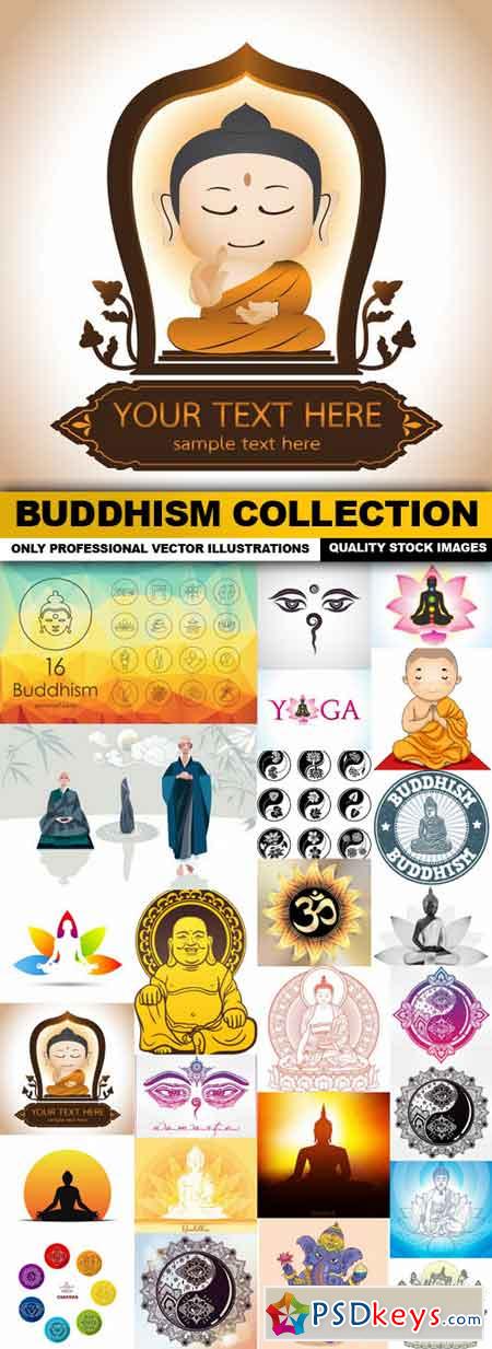 Buddhism Collection - 25 Vector