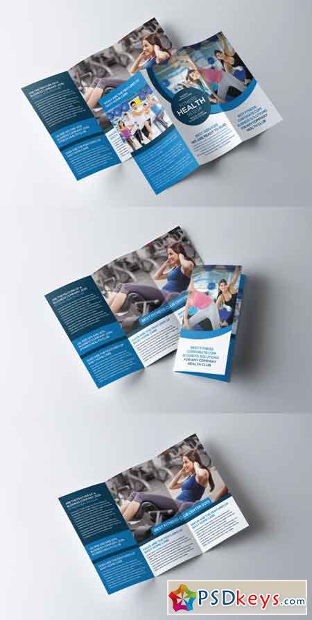 Fitness and Gym Tri-Fold Brochure 631906