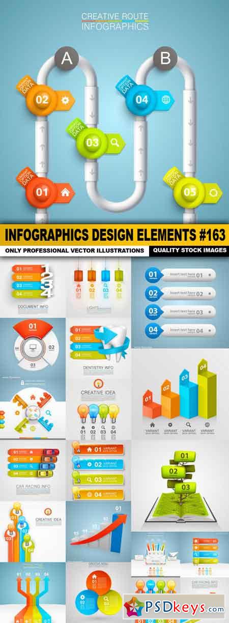 Infographics Design Elements #163 - 20 Vector