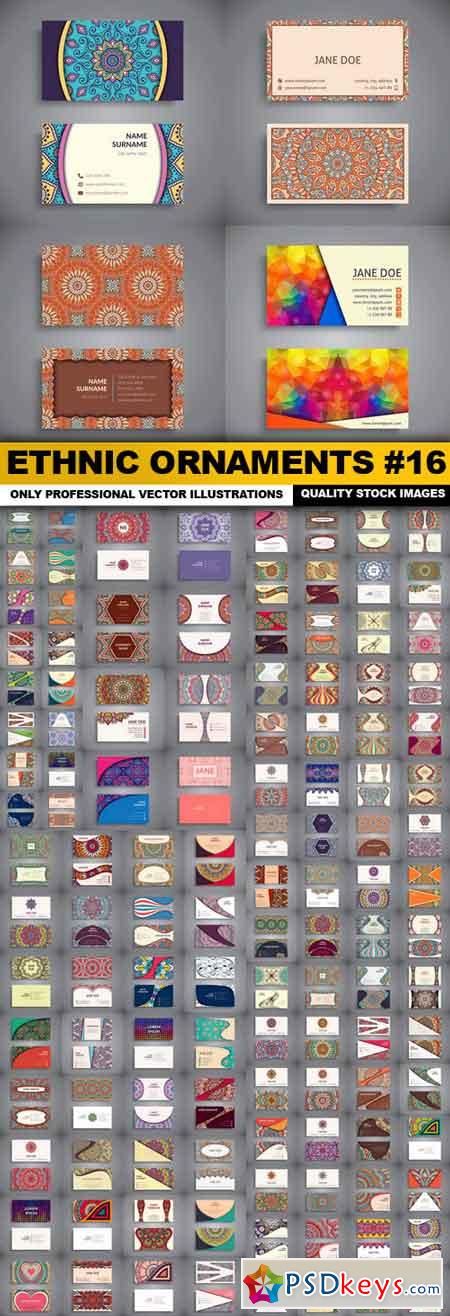 Ethnic Ornaments #16 - 40 Vector