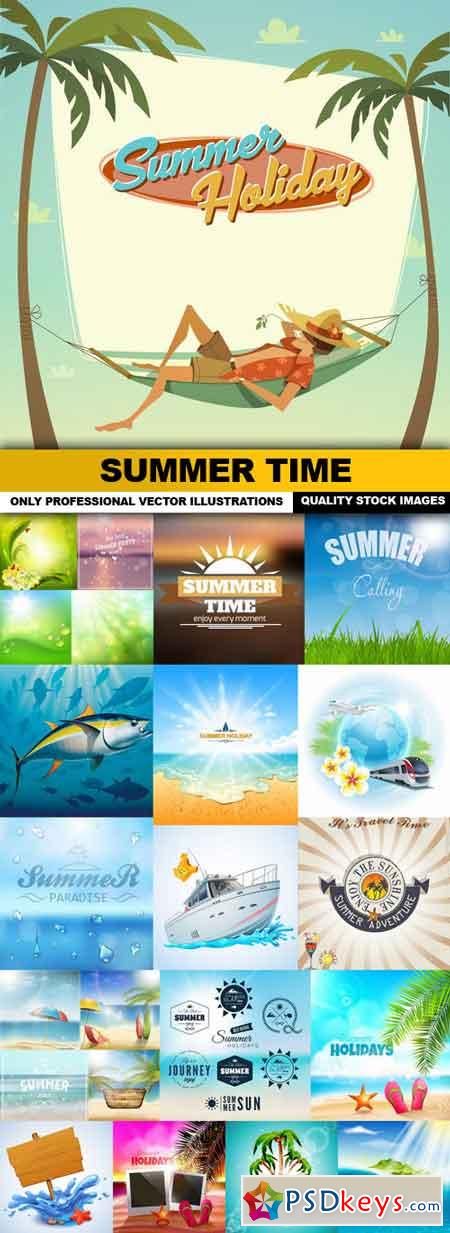 Summer Time - 25 Vector