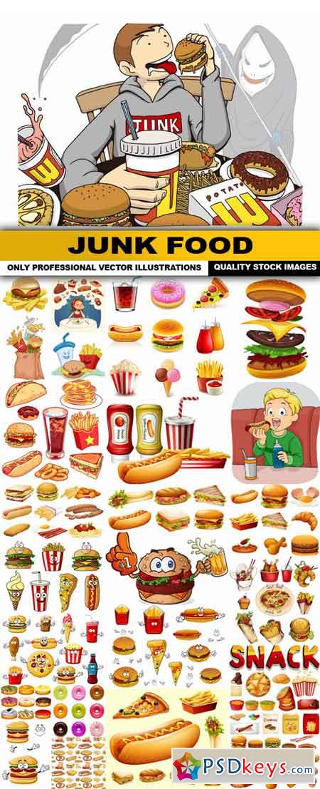 Junk Food - 25 Vector