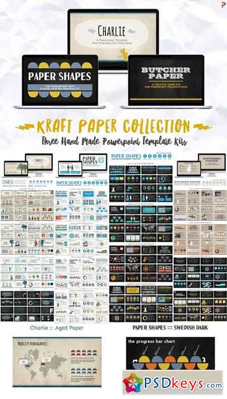 Kraft Paper Powerpoint Collection 647469