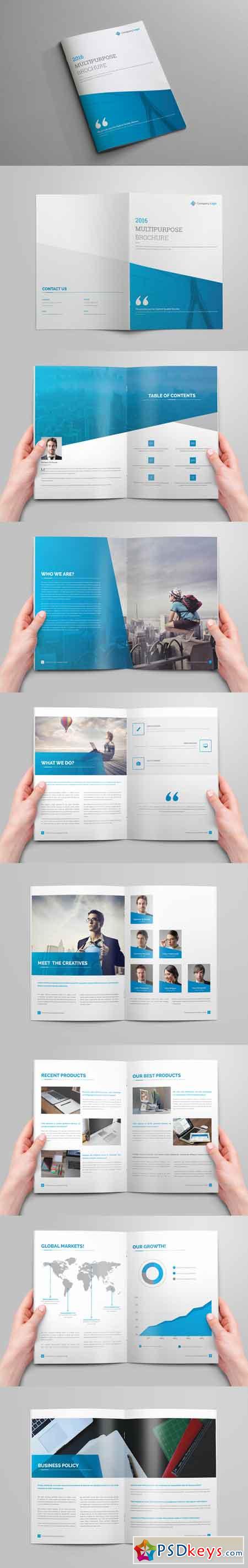 Multipurpose Brochure  16 Pages 625861