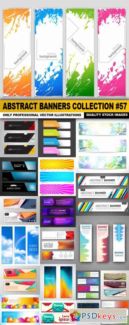 Abstract Banners Collection #57 - 20 Vectors