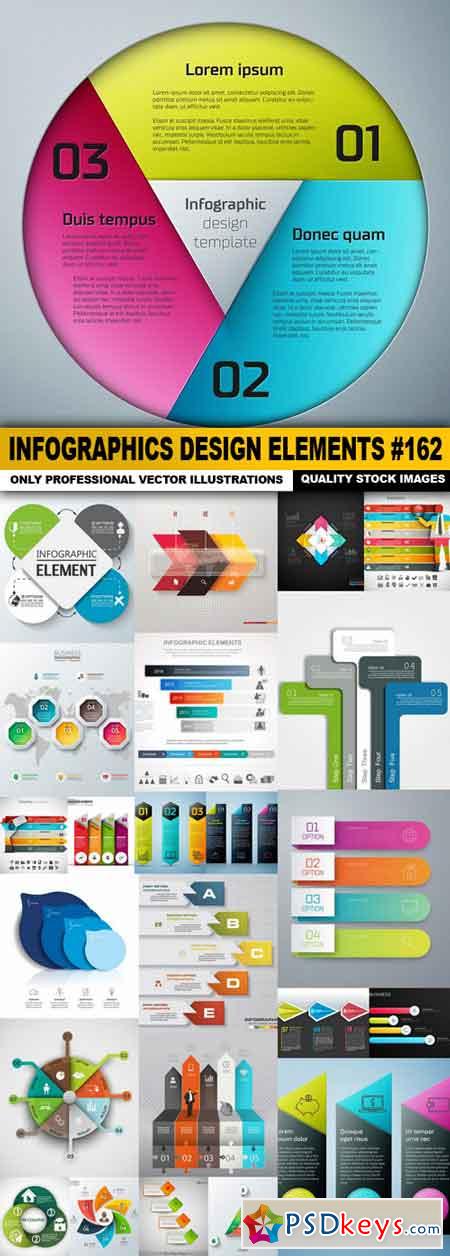 Infographics Design Elements #162 - 25 Vector