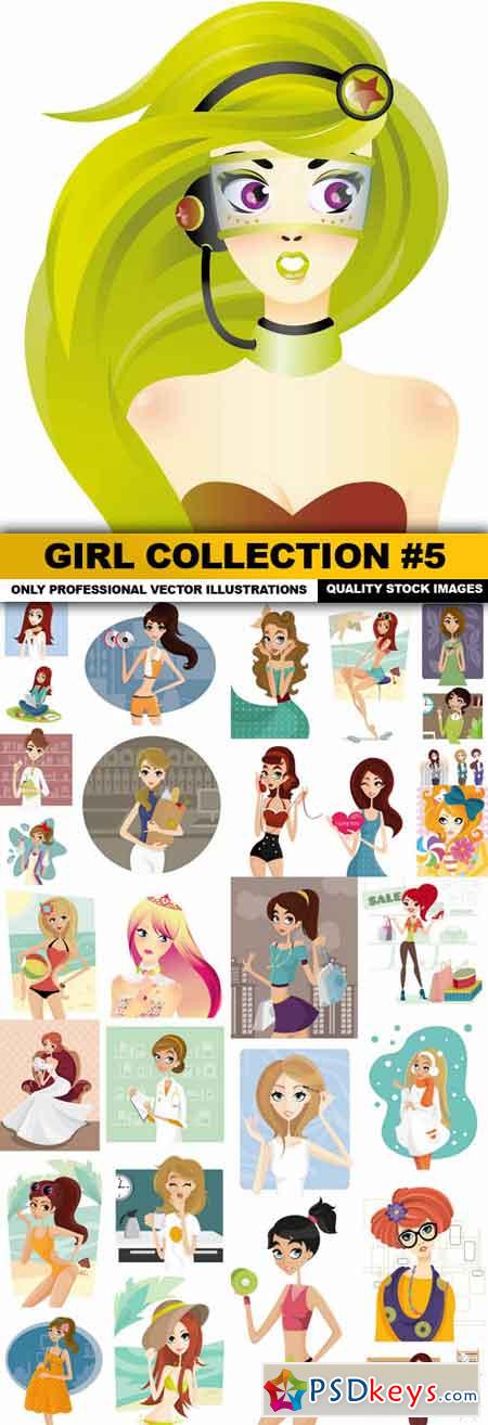 Girl Collection #5 - 30 Vector