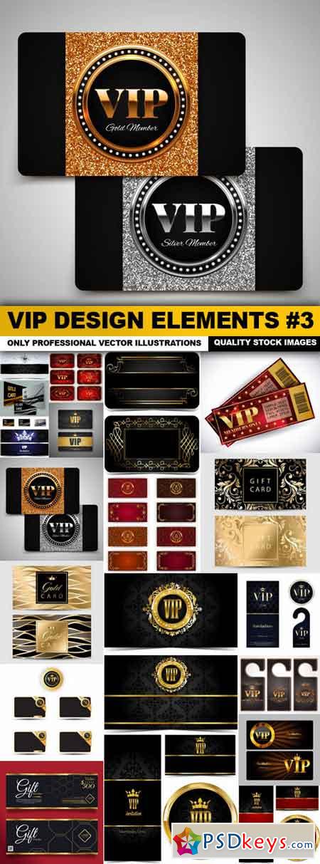 VIP Design Elements #3 - 20 Vector
