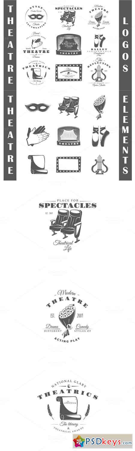 9 Theatre logos templates Vol.2 638167