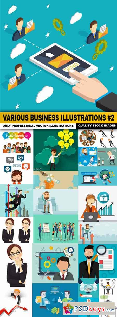 Various Business Illustrations #2 - 25 Vector