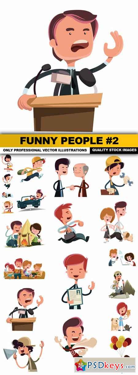 Funny People #2 - 20 Vector