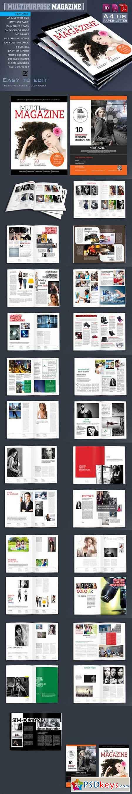 Multipurpose Magazine Template 664166