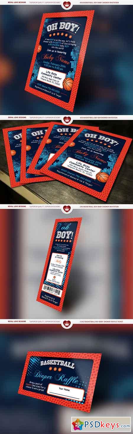 Basketball Boy Baby Shower Bundle 637931