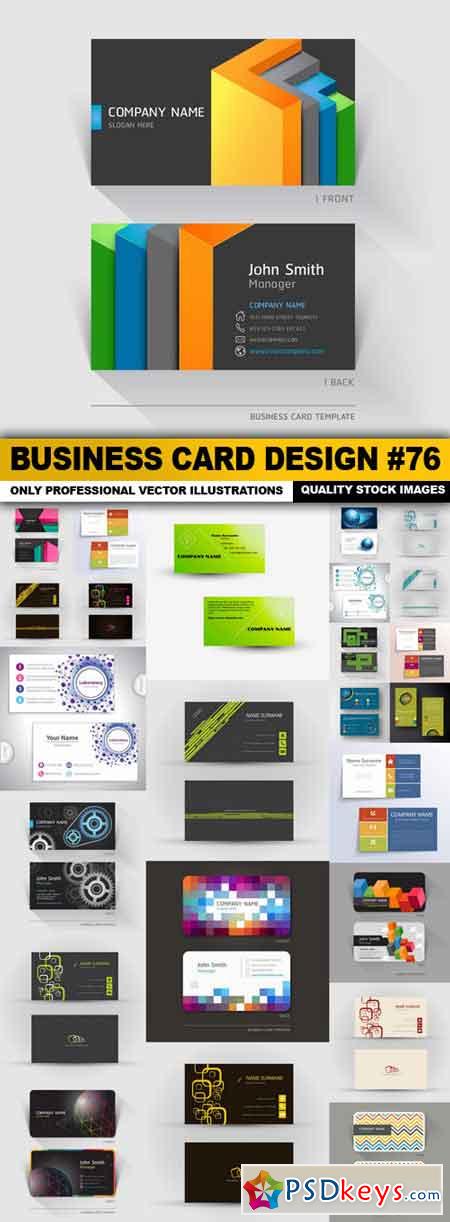 Business Card Design #76 - 25 Vector