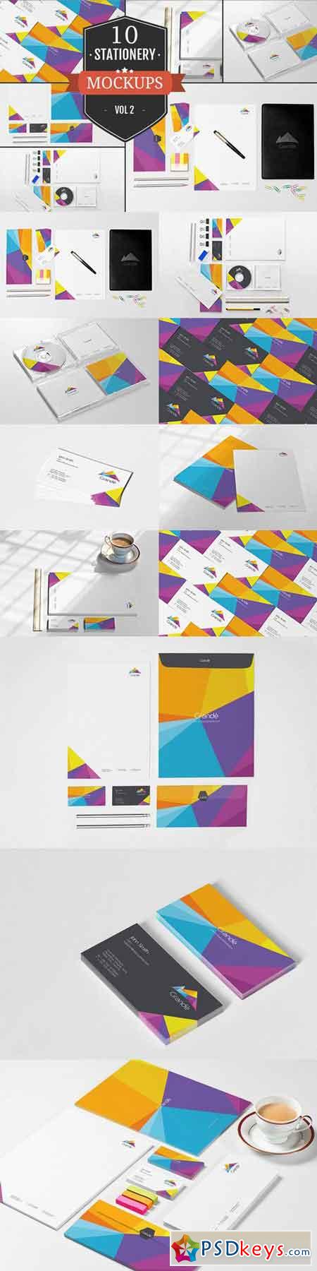 Branding Stationery Mockups Vol. 1 346672