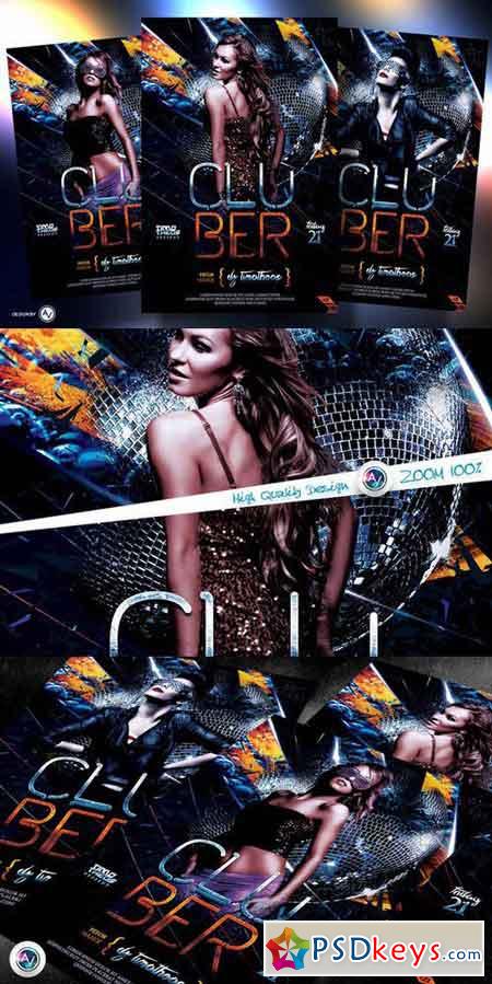 Clubber Flyer Template 80875