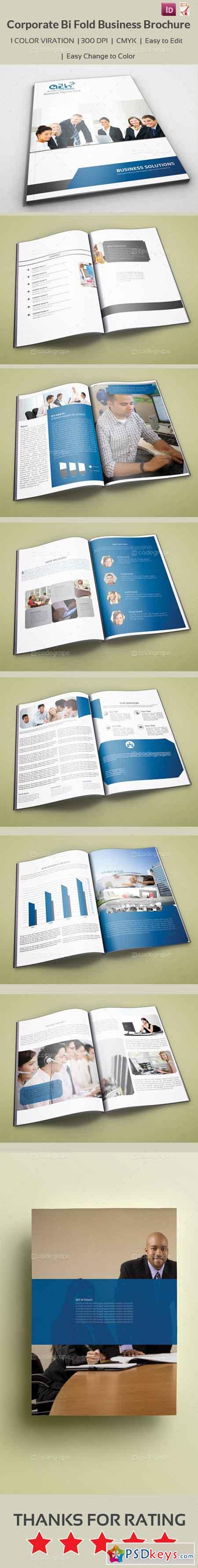 Corporate Bi Fold Business Brochure 5271