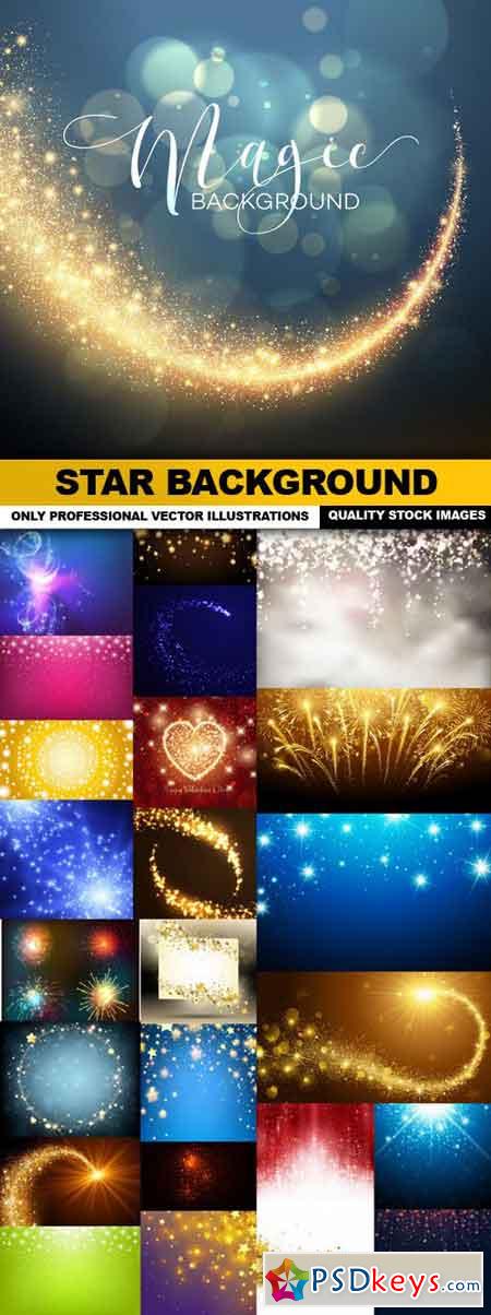 Star Background - 25 Vector