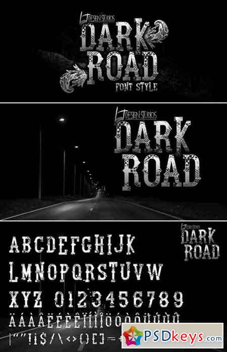 Dark Road Font