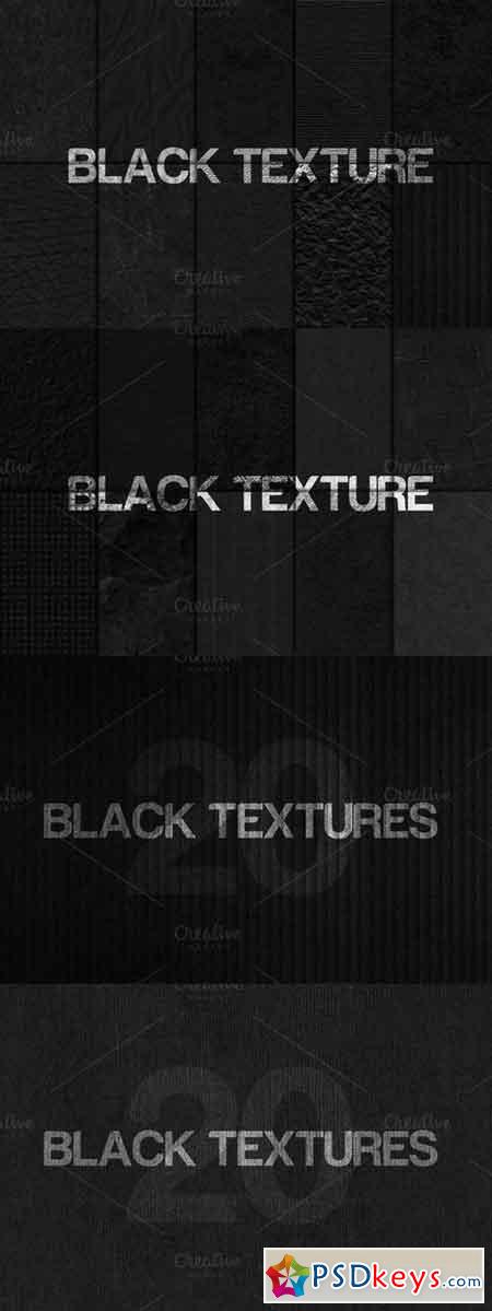 20 Black Textures 409352