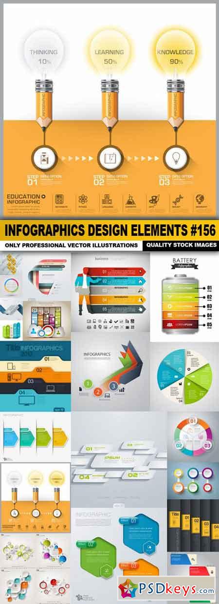 Infographics Design Elements #156 - 20 Vector