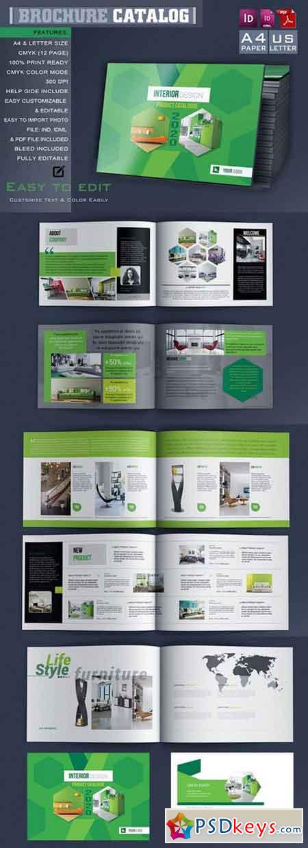 Interior Brochure Catalog Template 668829