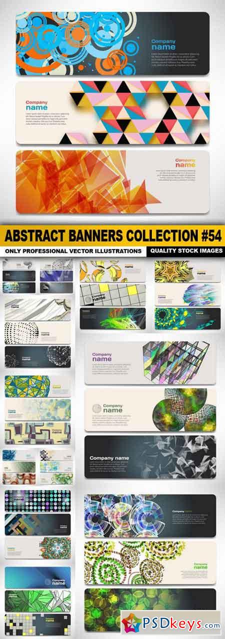 Abstract Banners Collection #54 - 18 Vectors