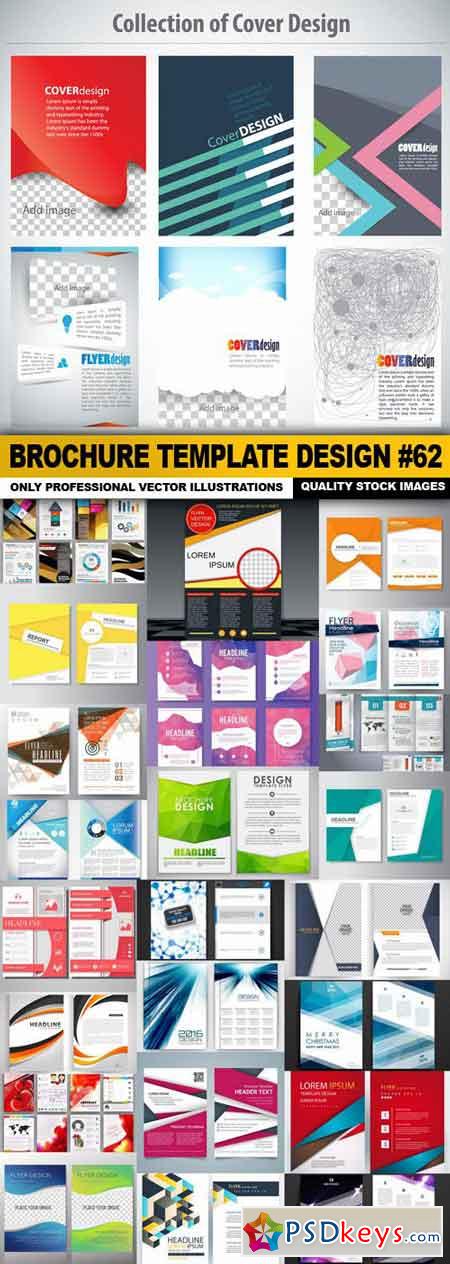 Brochure Template Design #62 - 25 Vector