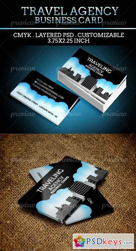 Traveling Agency Business Card 2081