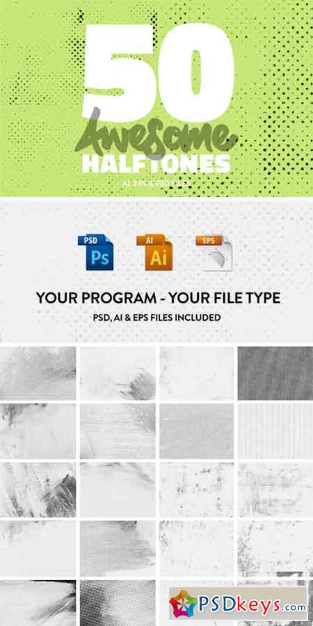 50 Awesome Halftones 328778
