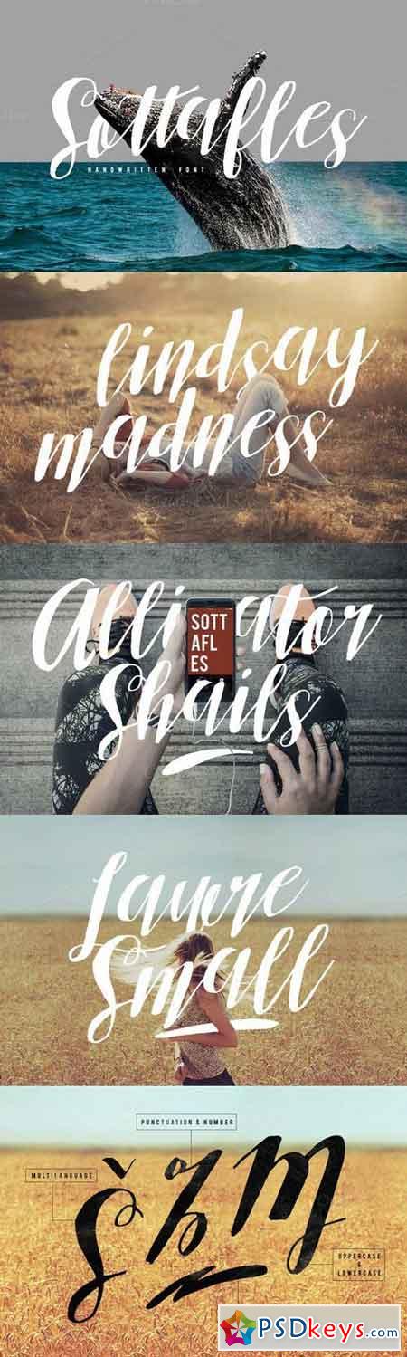 Sottafles Typeface + Swashes 665684