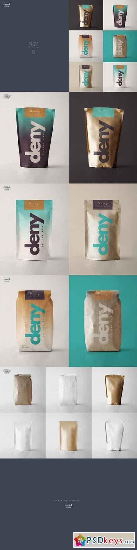 Download Coffee Bag 3 Types Mockup 669554 » Free Download Photoshop ...