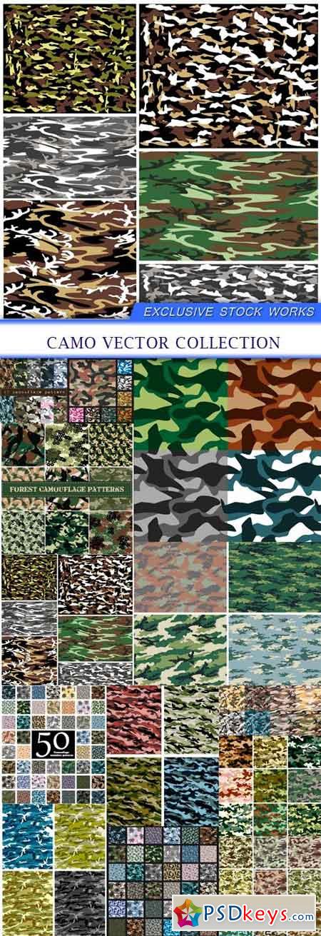 Camo Vector Collection 14X EPS