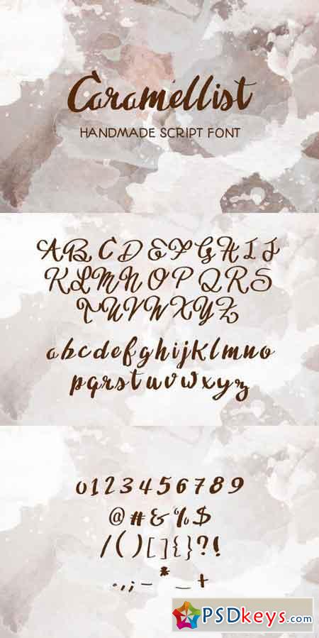 Caramellist Handmade Script Font 664567