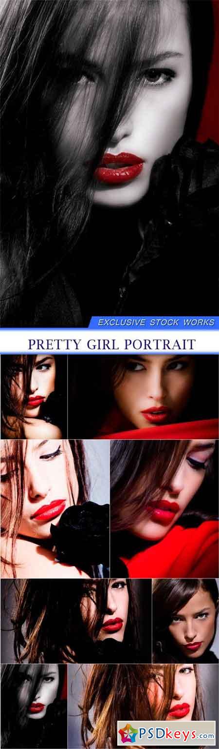 Pretty girl portrait 8X JPEG