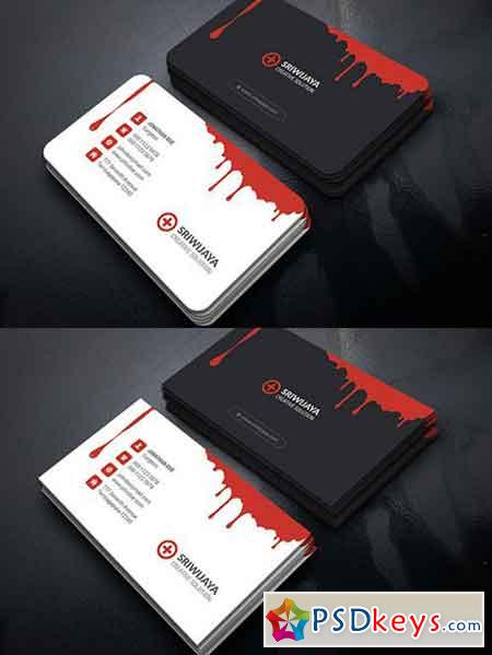 Blood Creative Business Card 655983
