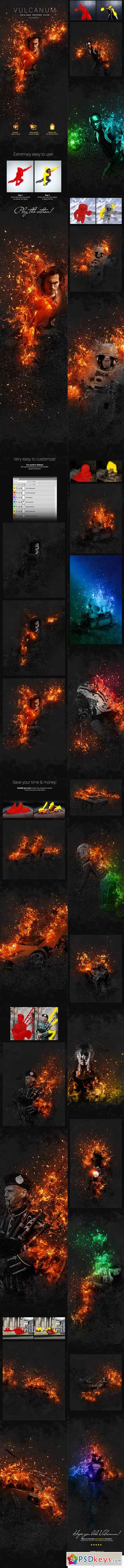 Vulcanum - Fire & Ashes Photoshop Action 16087227