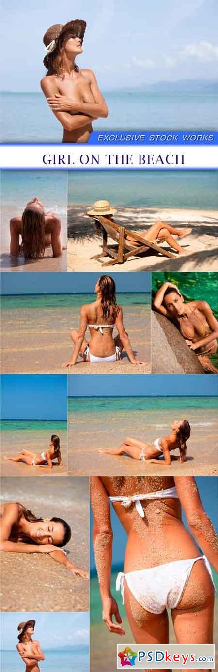 Girl on the beach 9X JPEG