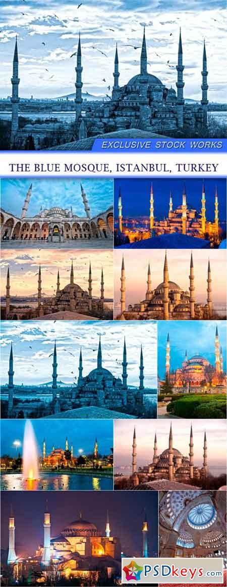 The Blue Mosque, Istanbul, Turkey 10X JPEG