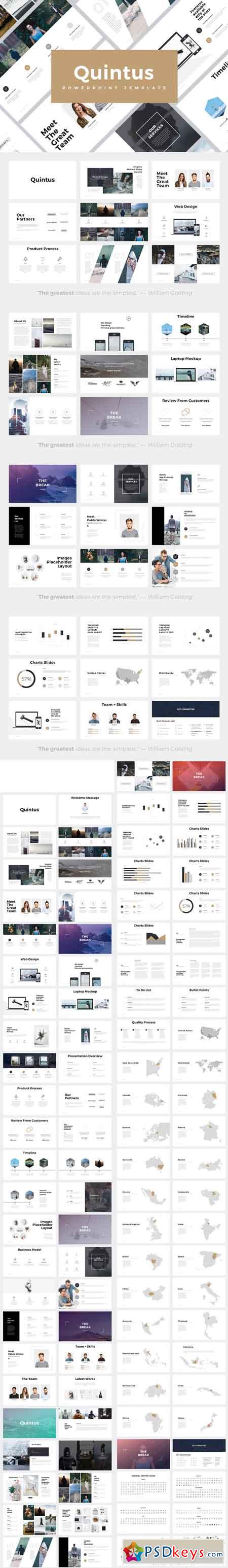 Quintus Minimal Powerpoint Template 685988